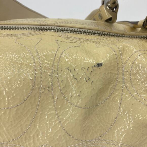 Coach F17421 Light yellow medium size shoulder bag - Picture 4 of 10